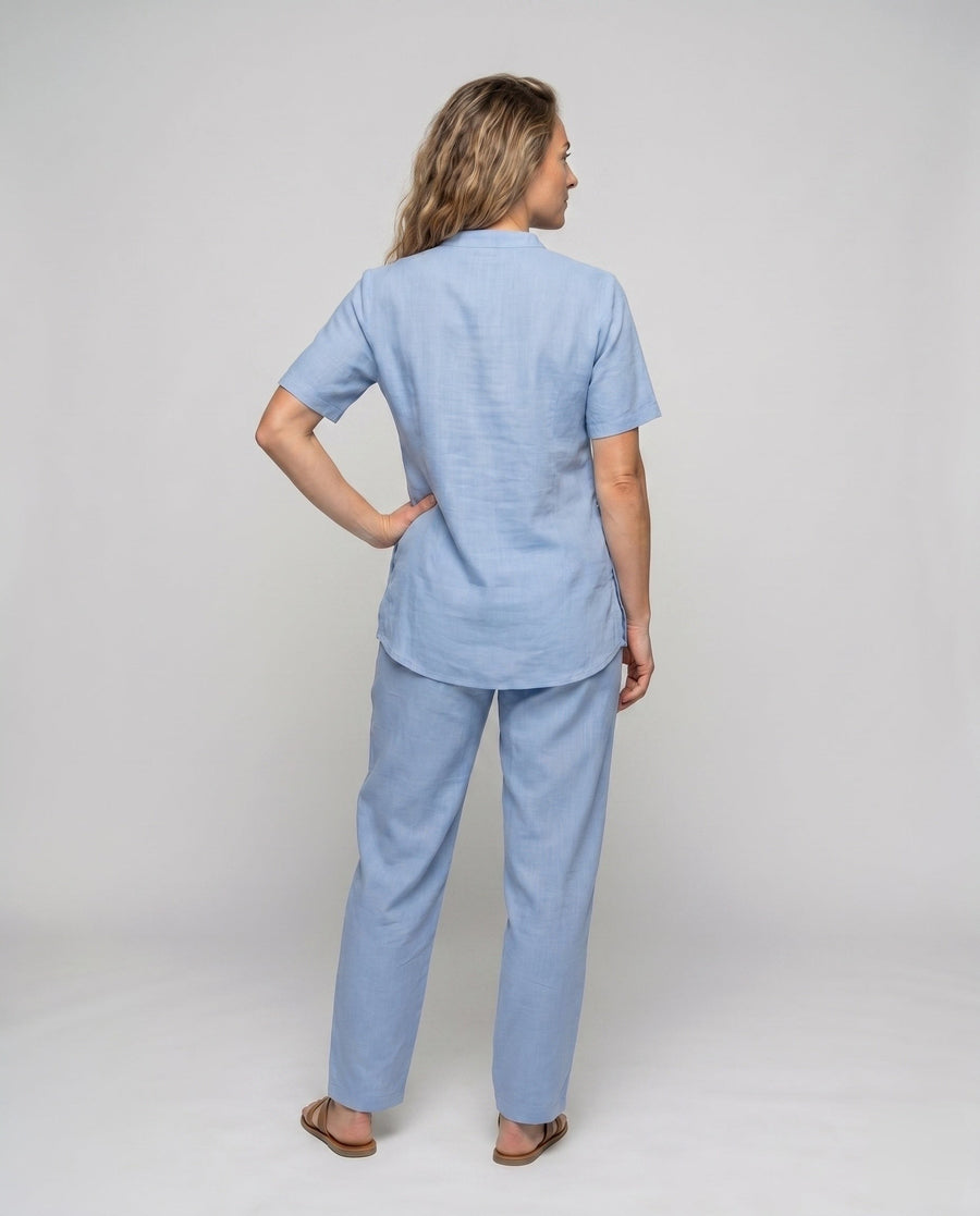 Gaia Casual Linen Suit