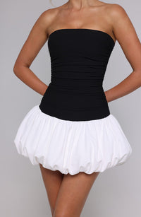 Michelle Mini Dress – Black/White