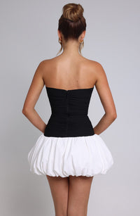 Michelle Mini Dress – Black/White