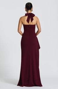 Solange Maxi Dress – Cherry Lacquer