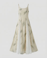 Genevieve Linen Maxi Dress in Black