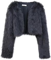 Genevieve Relaxed Jacket in Dark Grey