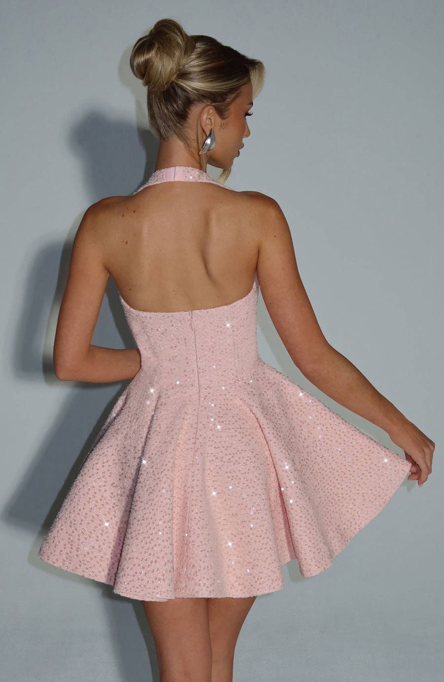 Bernadette Mini Dress – Blush