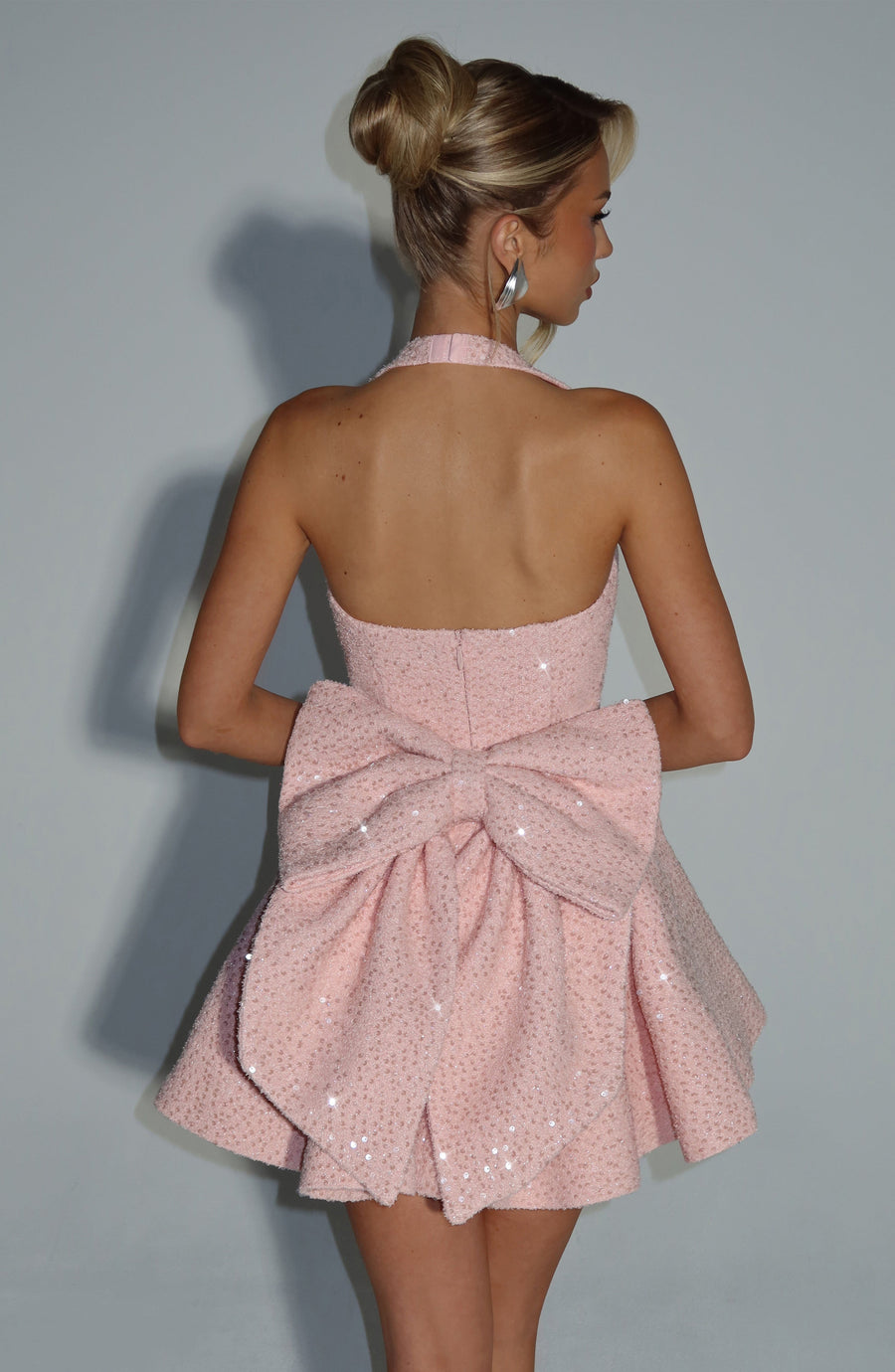 Bernadette Mini Dress – Blush