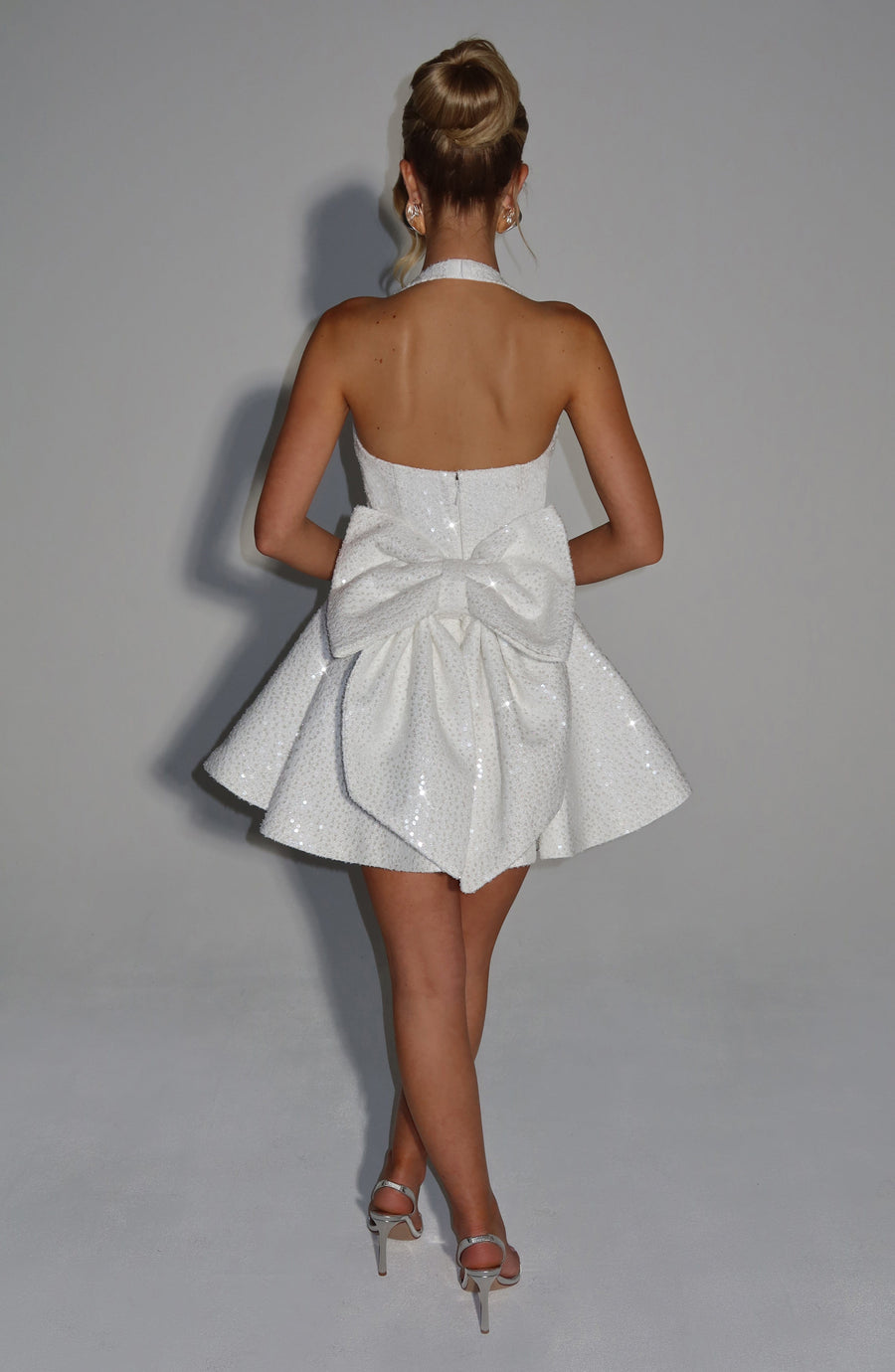 Bernadette Mini Dress – Ivory