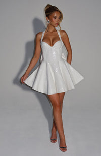 Bernadette Mini Dress – Ivory