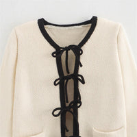 Georgia Elegant Knit Cardigan with Pockets