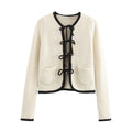Georgia Elegant Knit Cardigan with Pockets