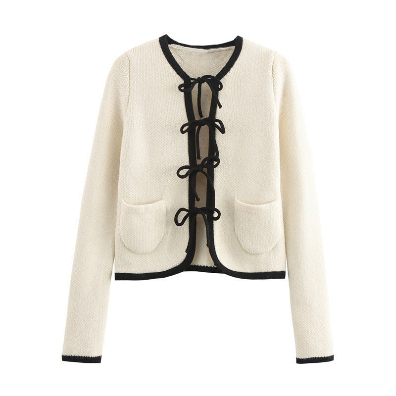 Georgia Elegant Knit Cardigan with Pockets