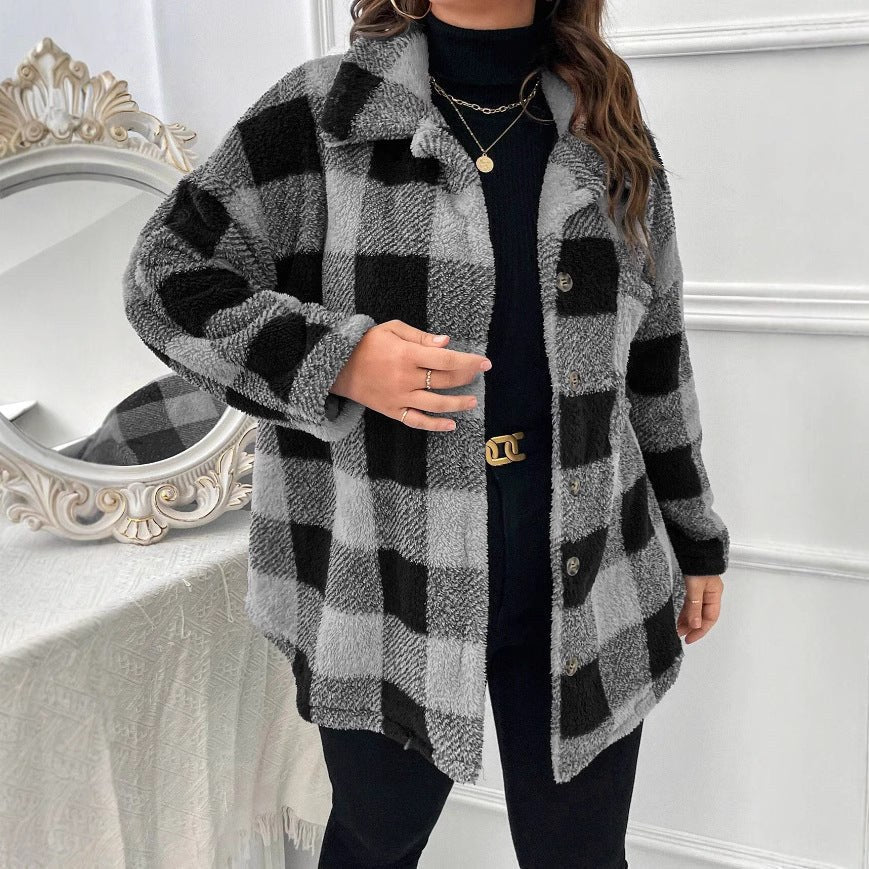 Georgia Jacket with Oversized in Khaki