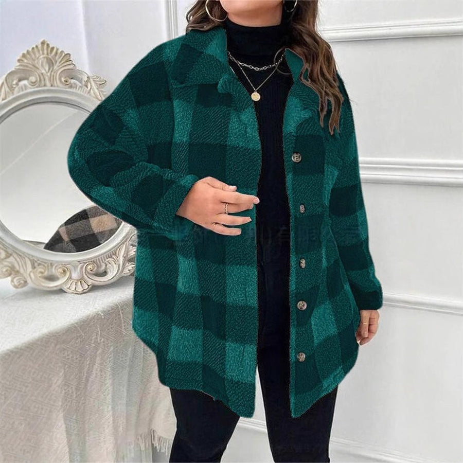 Georgia Jacket with Oversized in Khaki