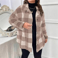Georgia Jacket with Oversized in Khaki