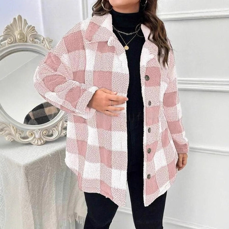 Georgia Jacket with Oversized in Pink