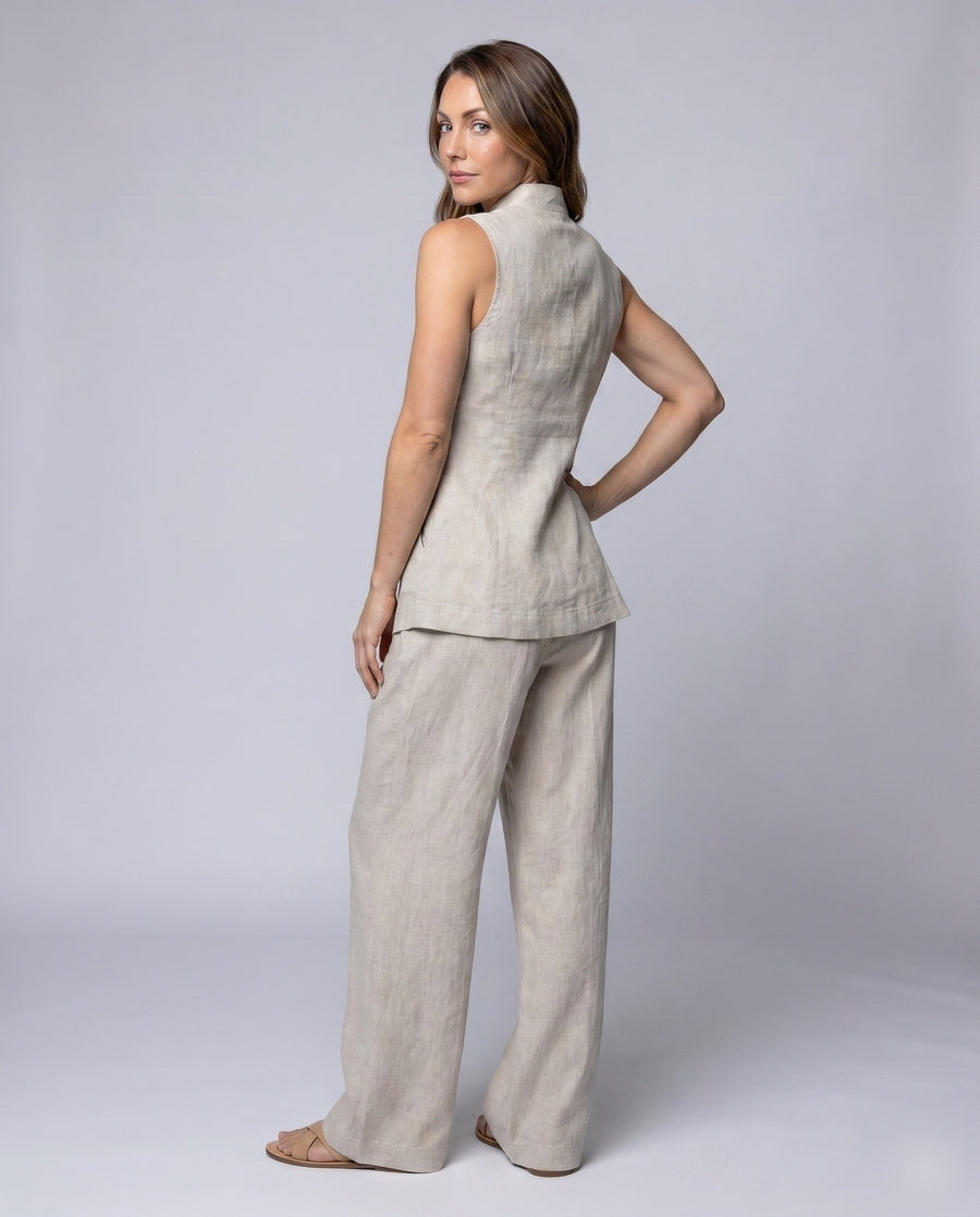 Georgia Linen Shirt Dress