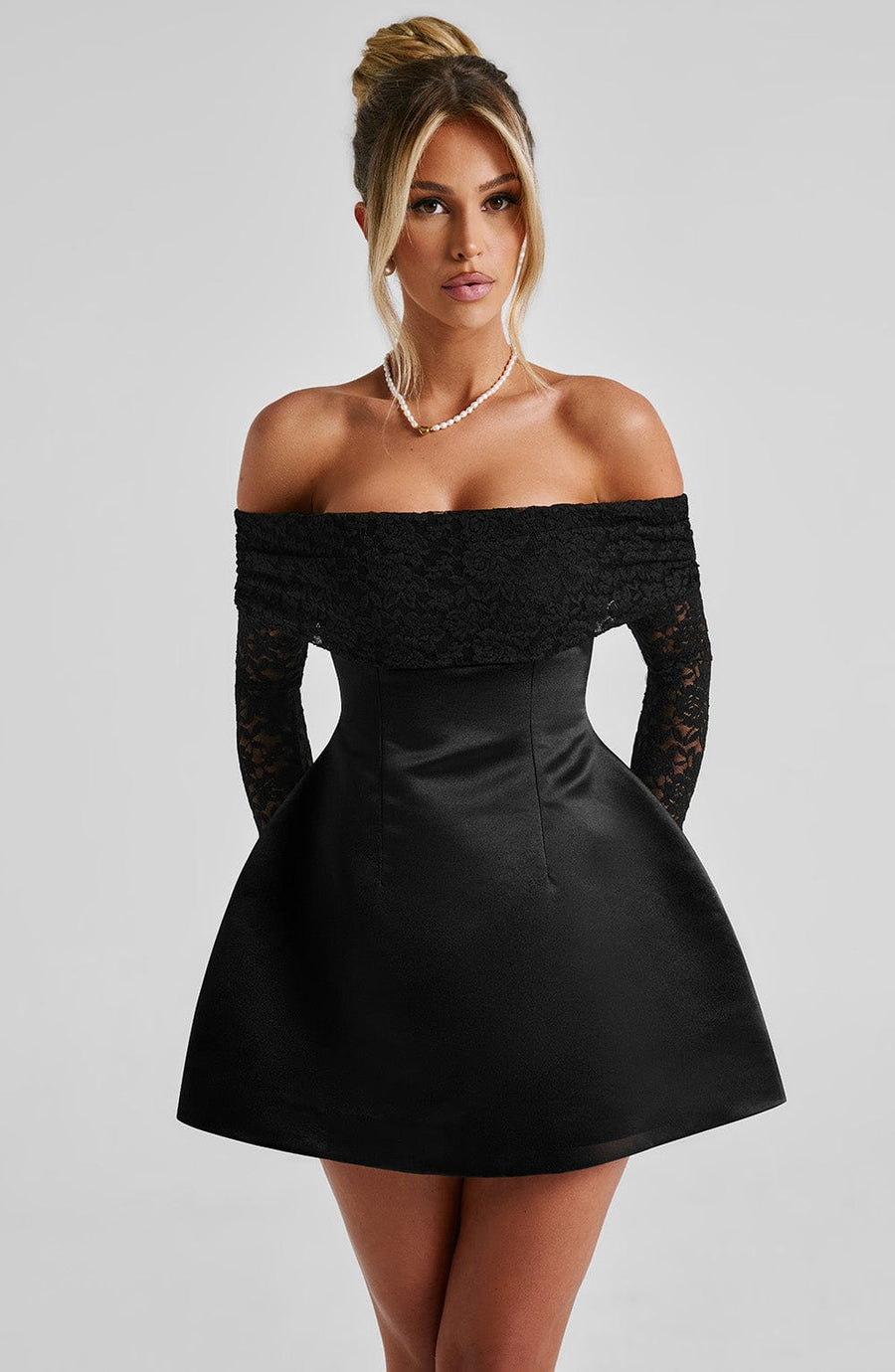 Valeria Mini Dress – Black