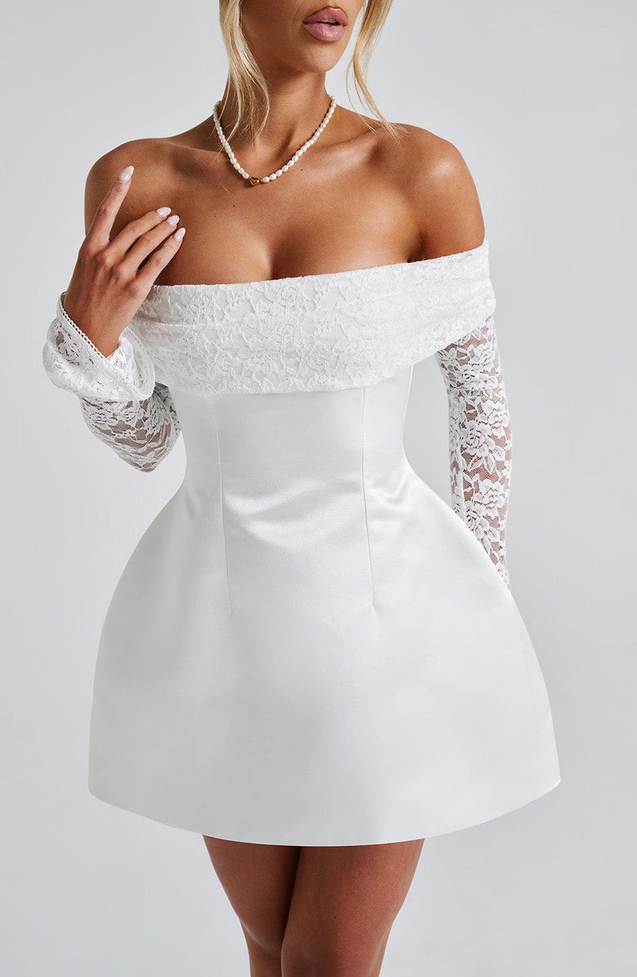 Valeria Mini Dress – Ivory
