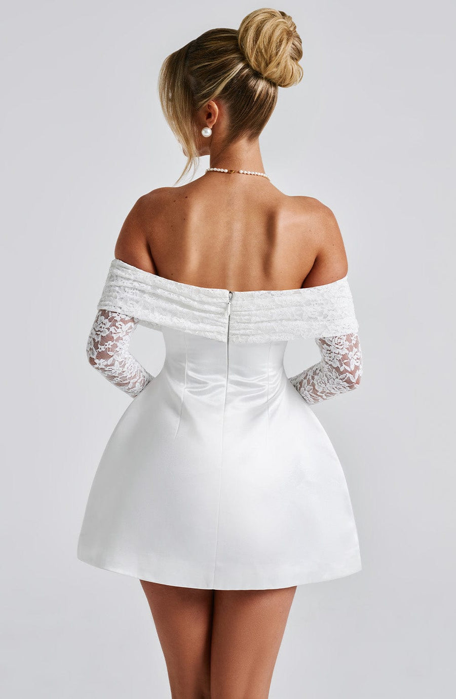 Valeria Mini Dress – Ivory