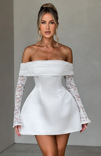 Valeria Mini Dress – Ivory