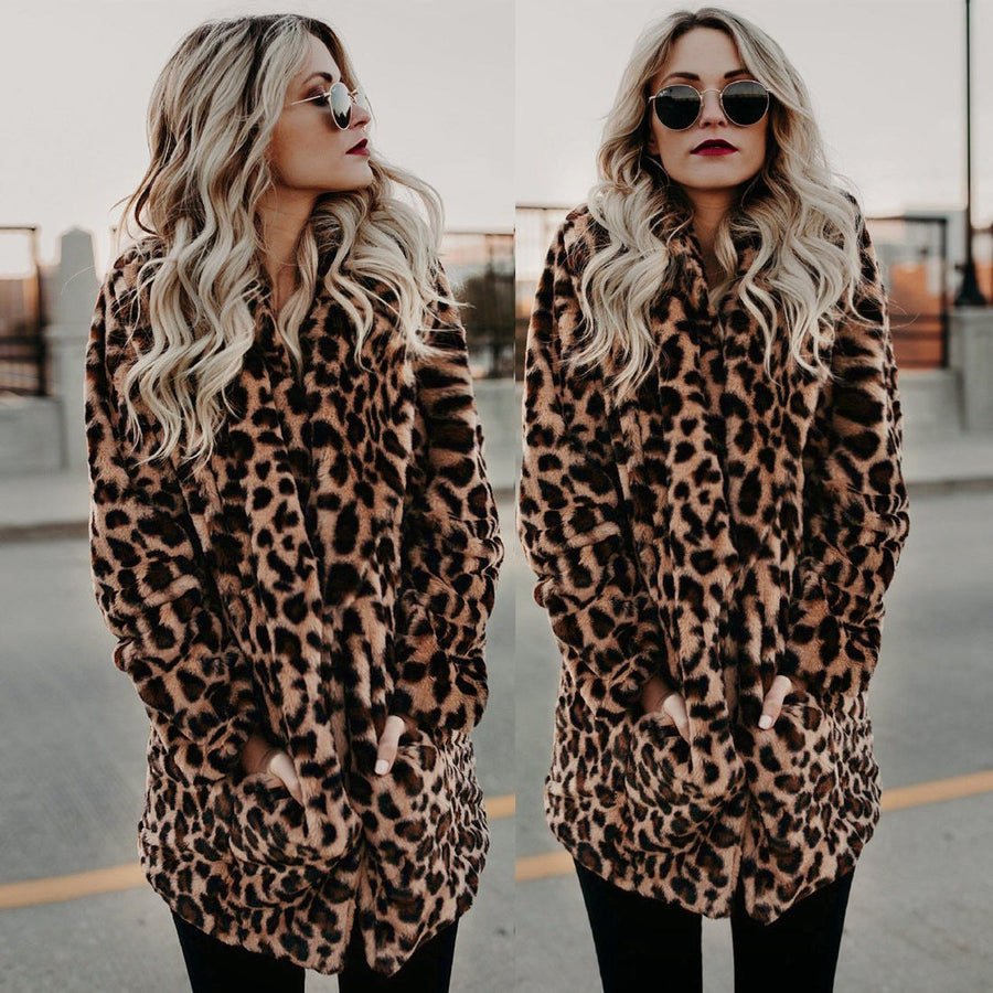 Gia Coat in Leopard