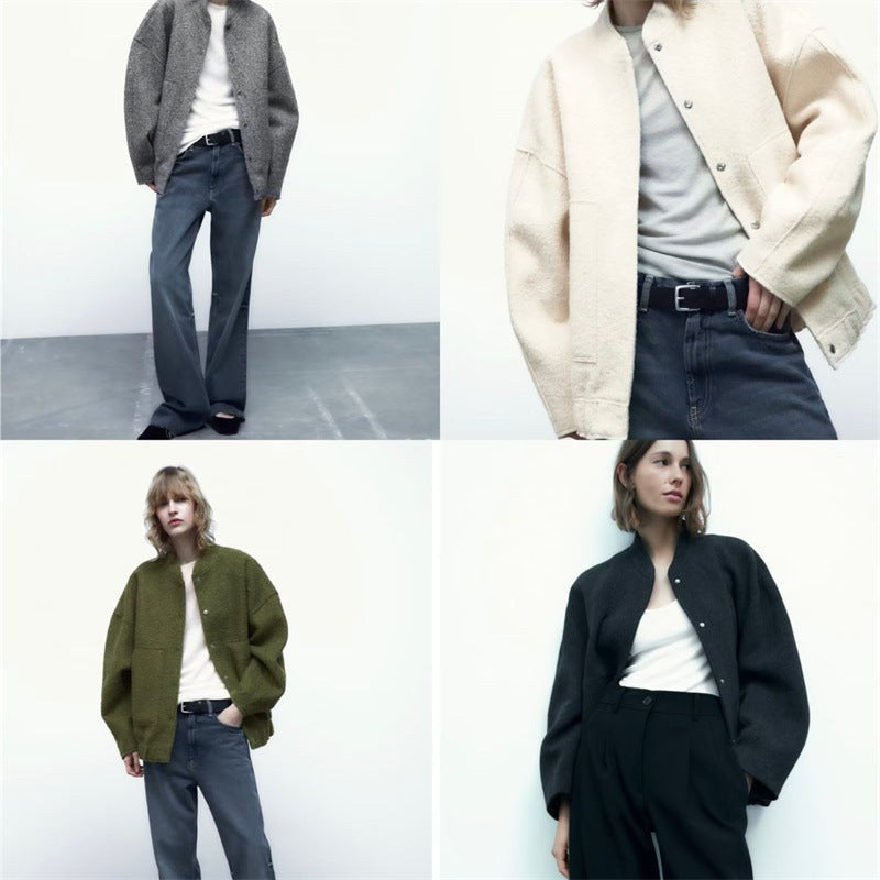 Gia Elegant Jacket with Oversized