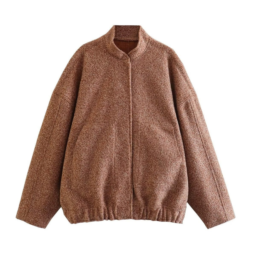 Gia Elegant Jacket with Oversized in Bildfarbe