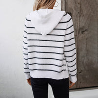 Gia Knit Cardigan with Pockets and Striped