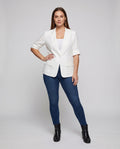 Gia Lightweight Linen Blazer with Pockets