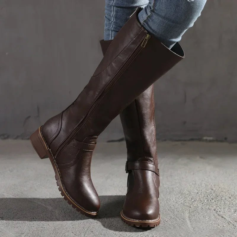 Giana Boot in Mahogany