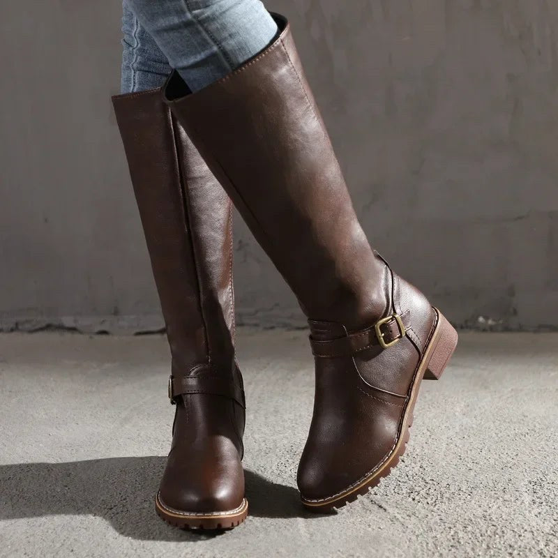 Giana Boot in Mahogany
