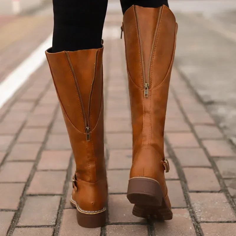 Giana Boot in Sienna Brown