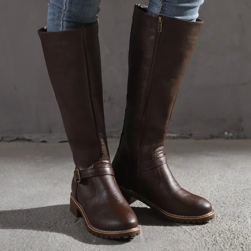 Giana Boot in Sienna Brown