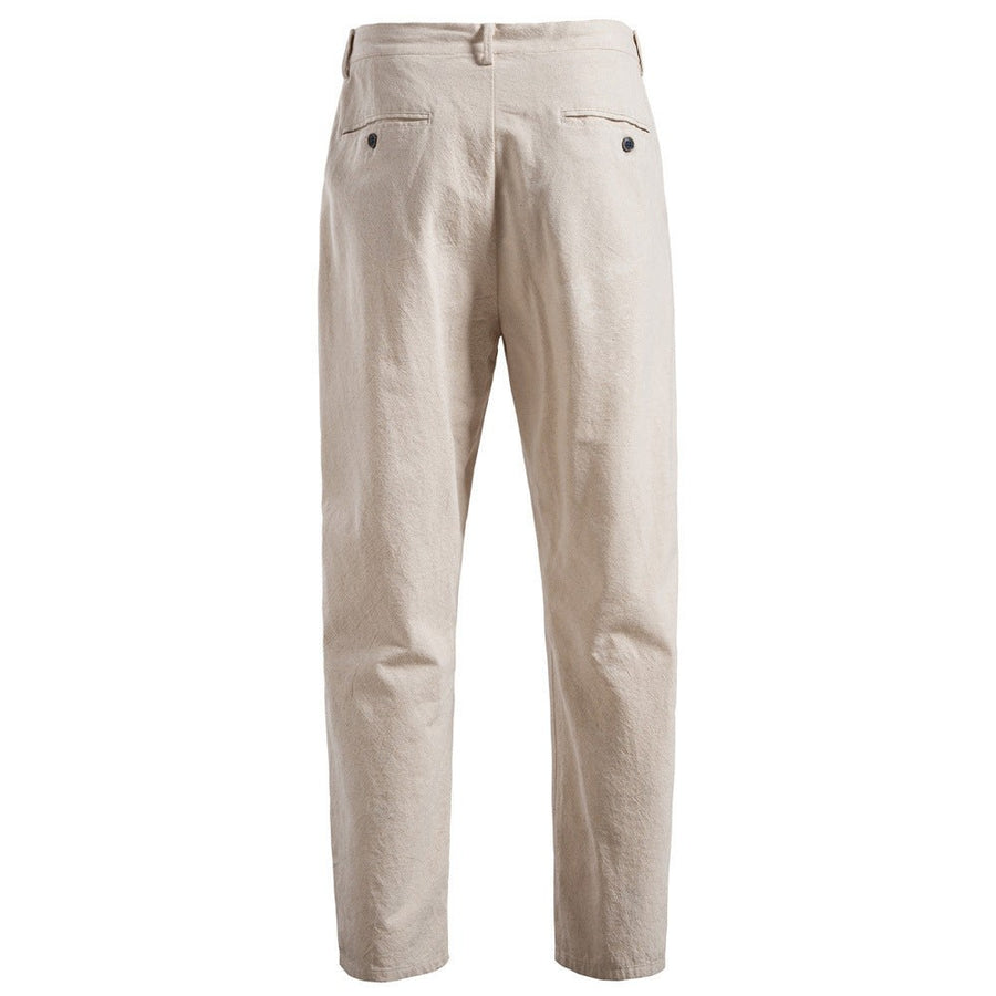 Gideon Casual Trousers with Drawstring Waist and Pleated