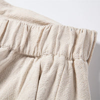 Gideon Casual Trousers with Drawstring Waist and Pleated