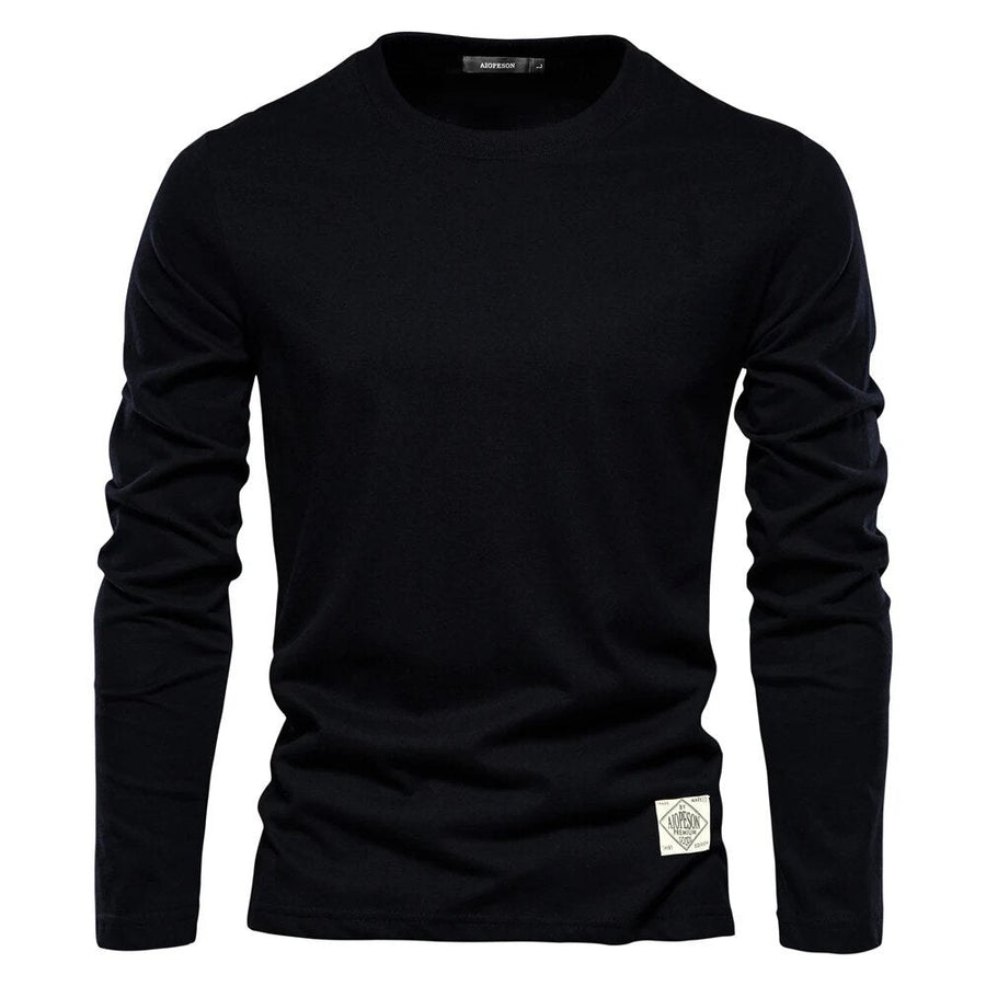 Gideon Comfortable T-Shirt in Black