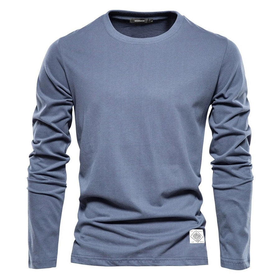 Gideon Comfortable T-Shirt in Blue