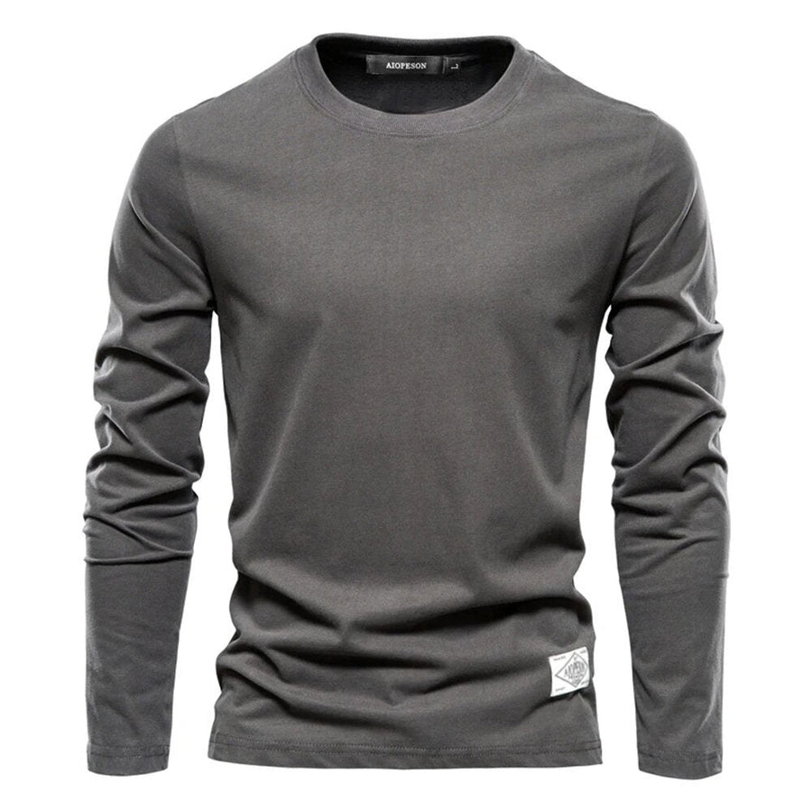 Gideon Comfortable T-Shirt in Dark Grey