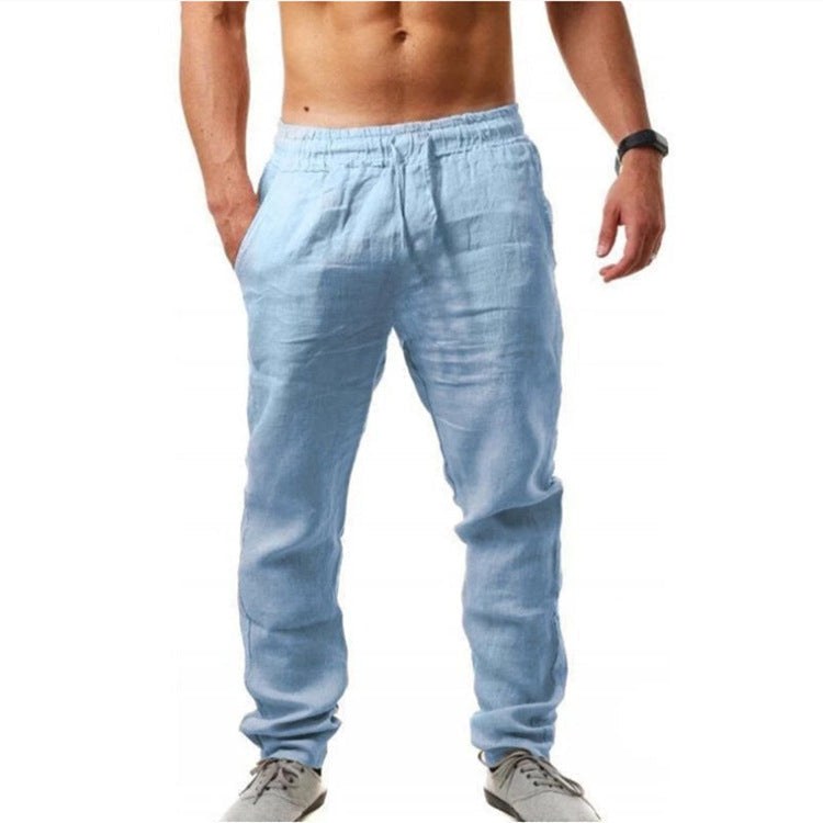 Gijs Elegant Trousers in Light Blue