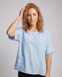 Gilda Airy Linen Top