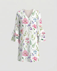 Gilda Mini Dress in Grey
