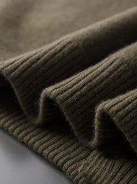 Giorgio Bello Merino Wool Cardigan in Army Green