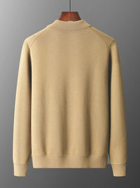 Giorgio Bello Merino Wool Cardigan in Biege