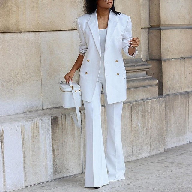 Giselle Blazer in White