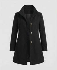 Giselle Elegant Coat in Black