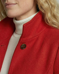 Giselle Elegant Coat in Red