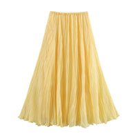 Giulia Airy Skirt in Yellow