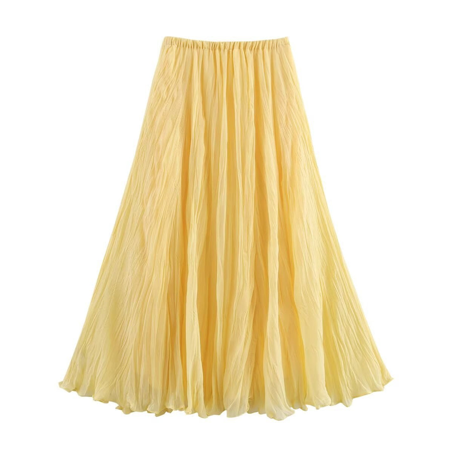 Giulia Airy Skirt in Yellow