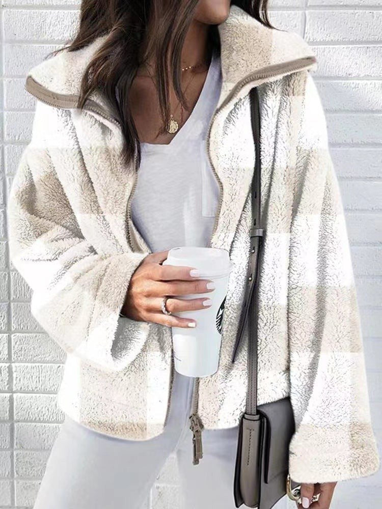 Giulia Jacket in White Apricot