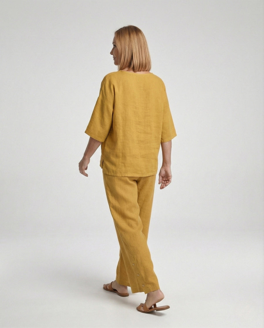 Giulia Linen Two Piece Set