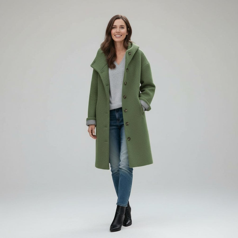 Giulia Warm Coat in Green