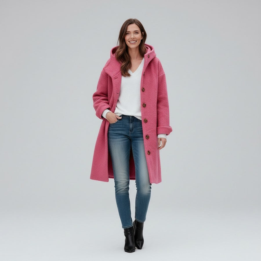 Giulia Warm Coat in Pink